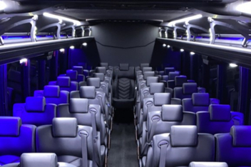 Layton Charter Bus Interior