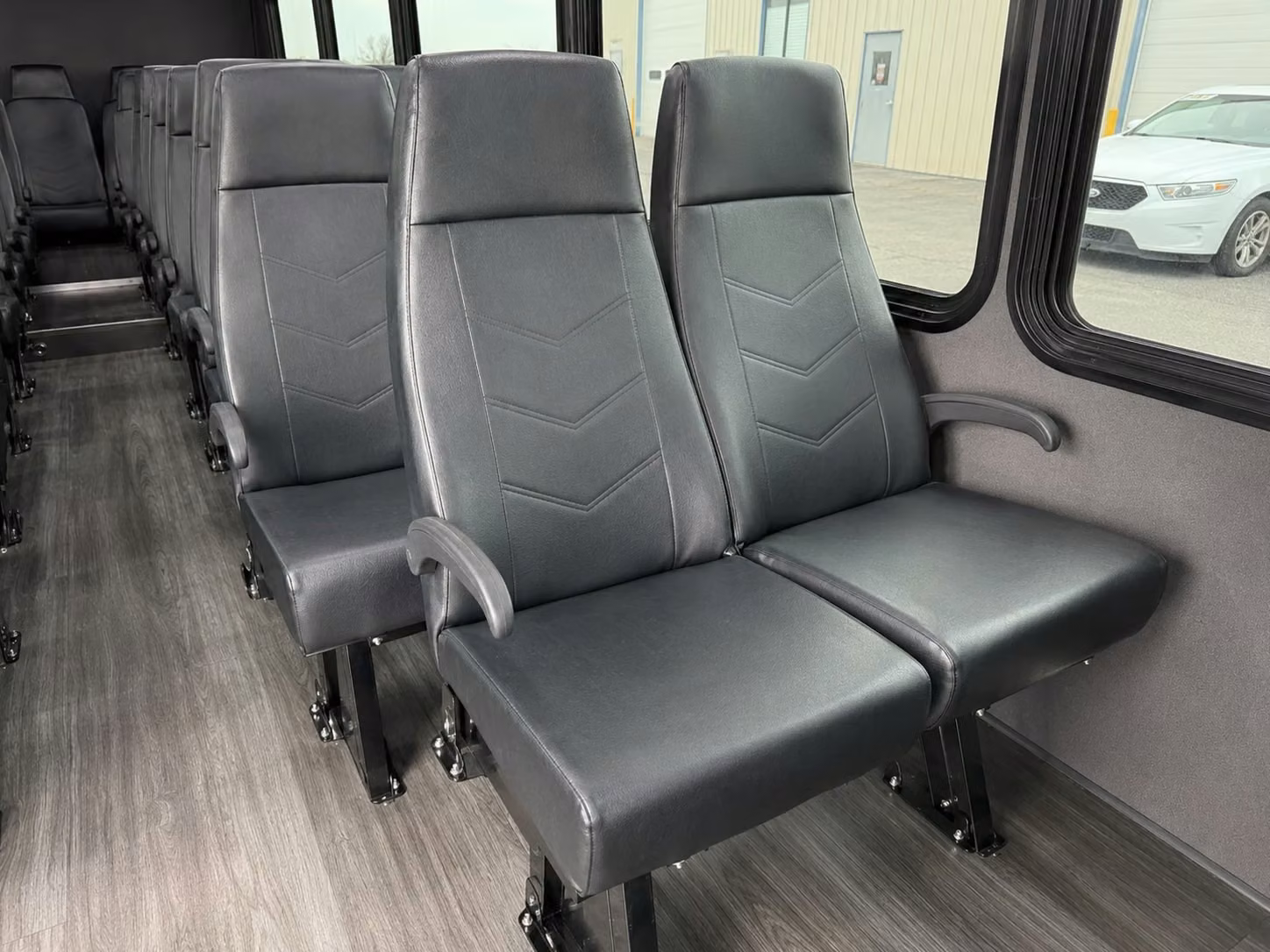 15 passenger minibus inside