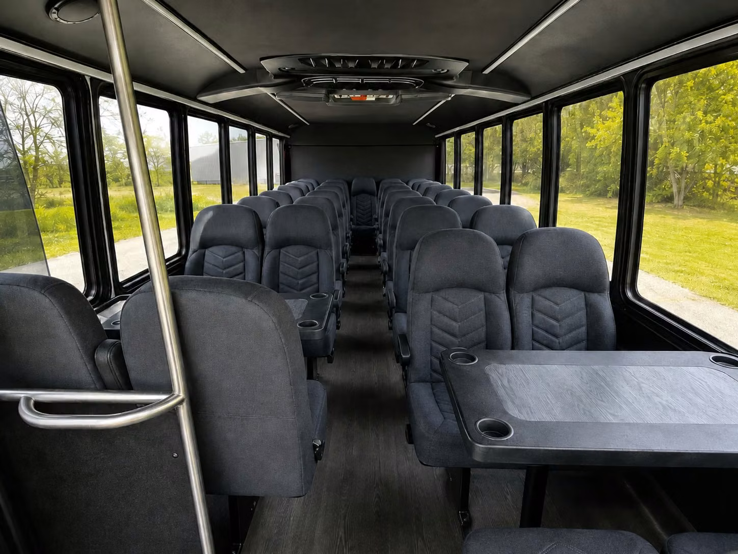 18 passenger minibus inside