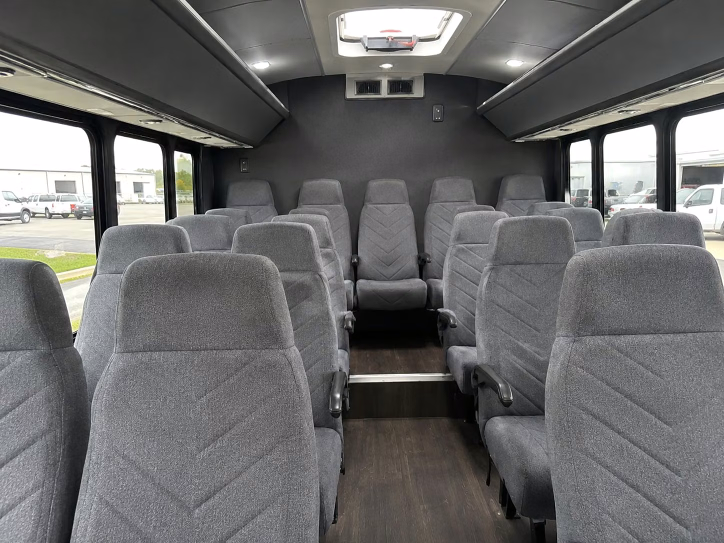 18 passenger minibus interior