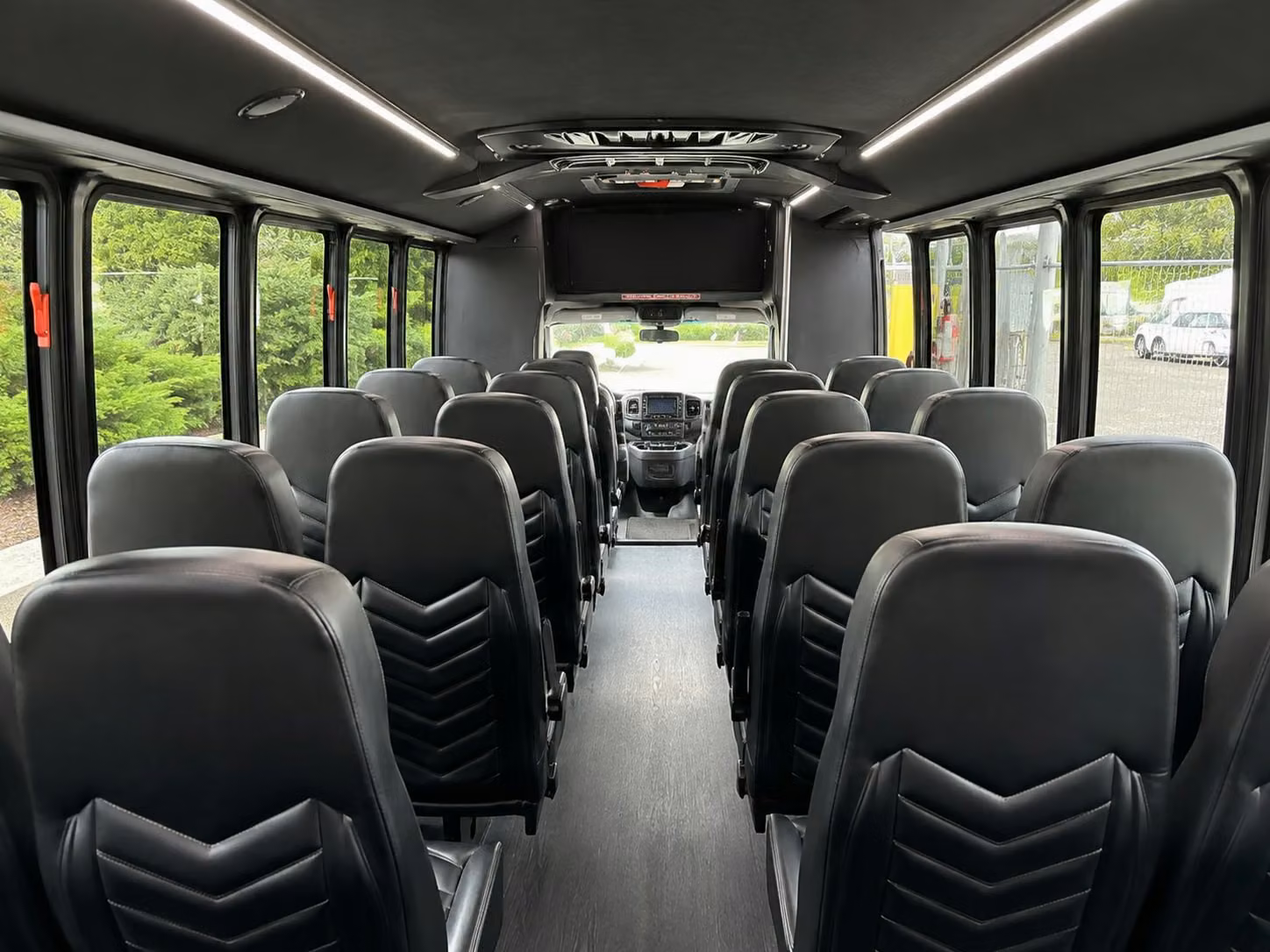 20 passenger minibus interior