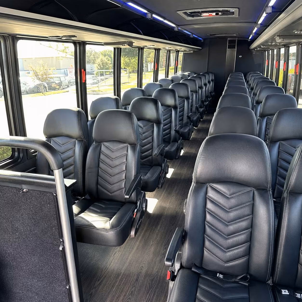 30 passenger minibus inside