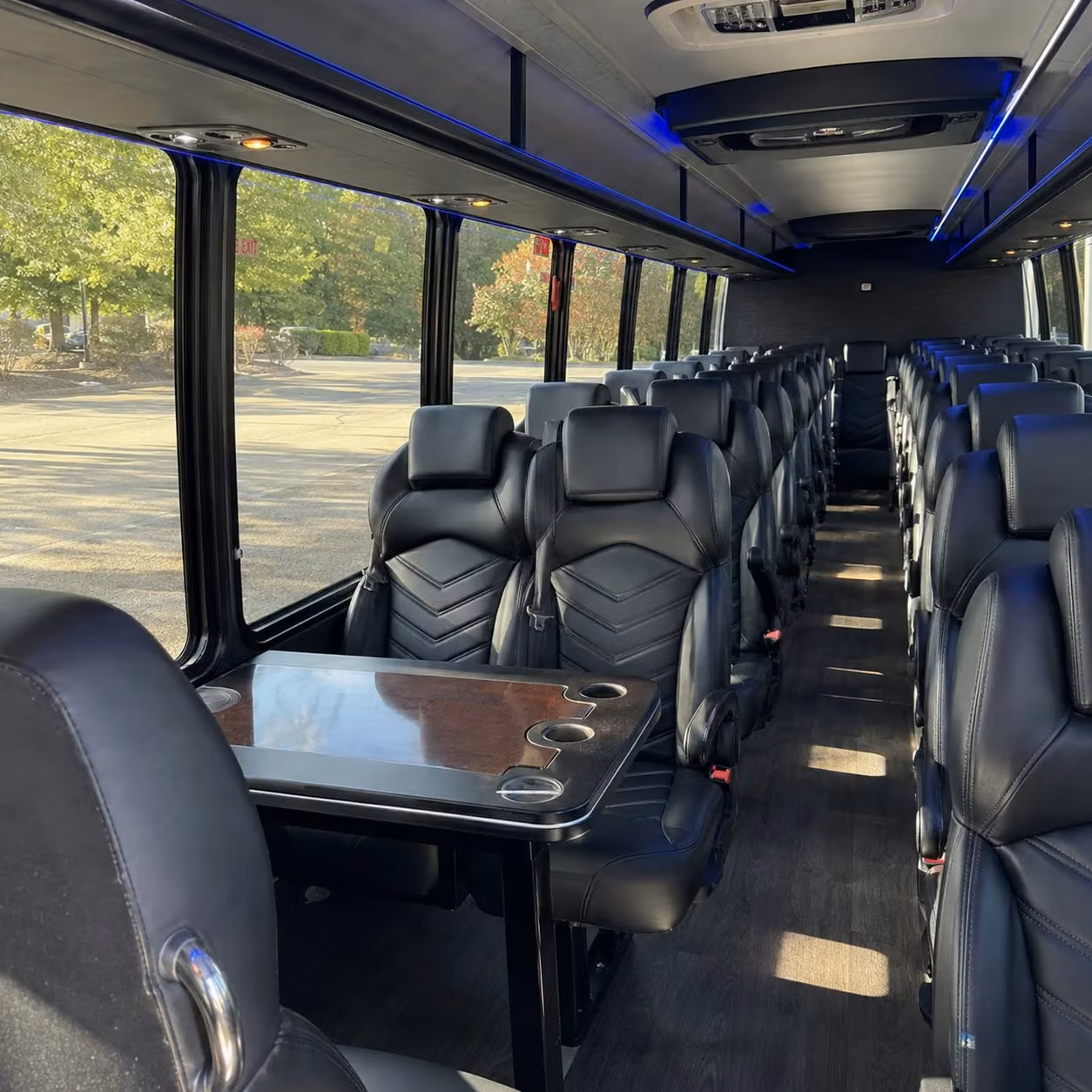 35 passenger minibus inside