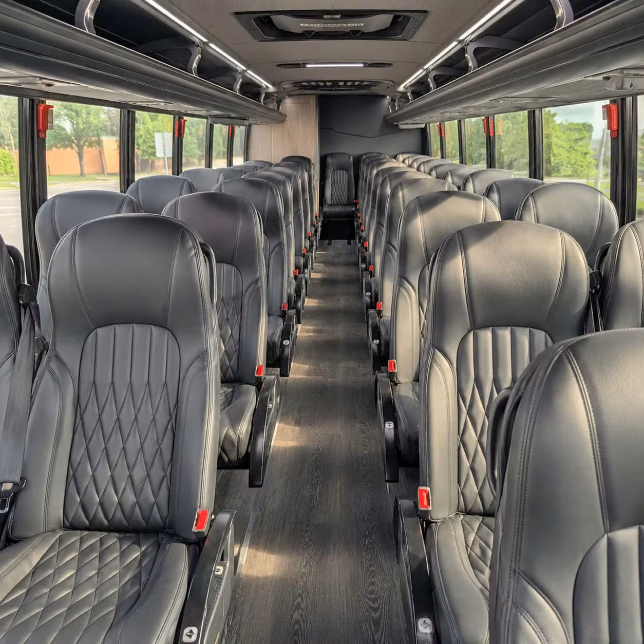 35 passenger minibus interior