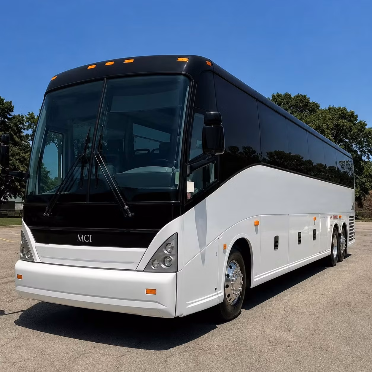 56 passenger charter bus
