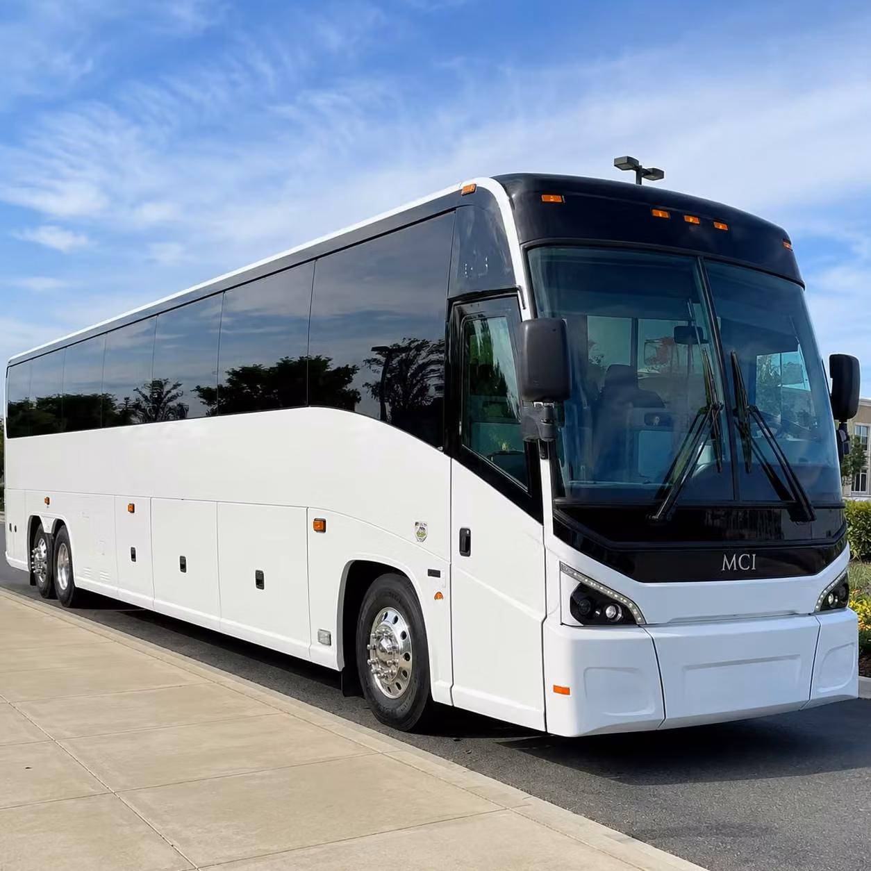 layton 56 passenger charter bus rental