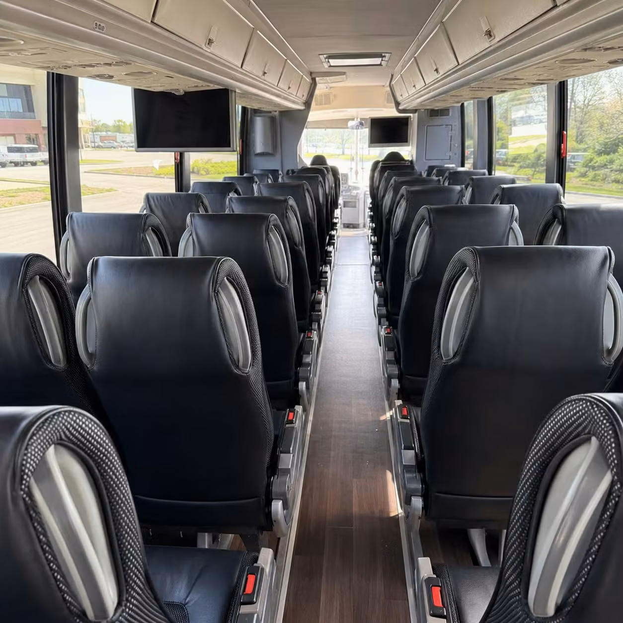 layton charter bus interior