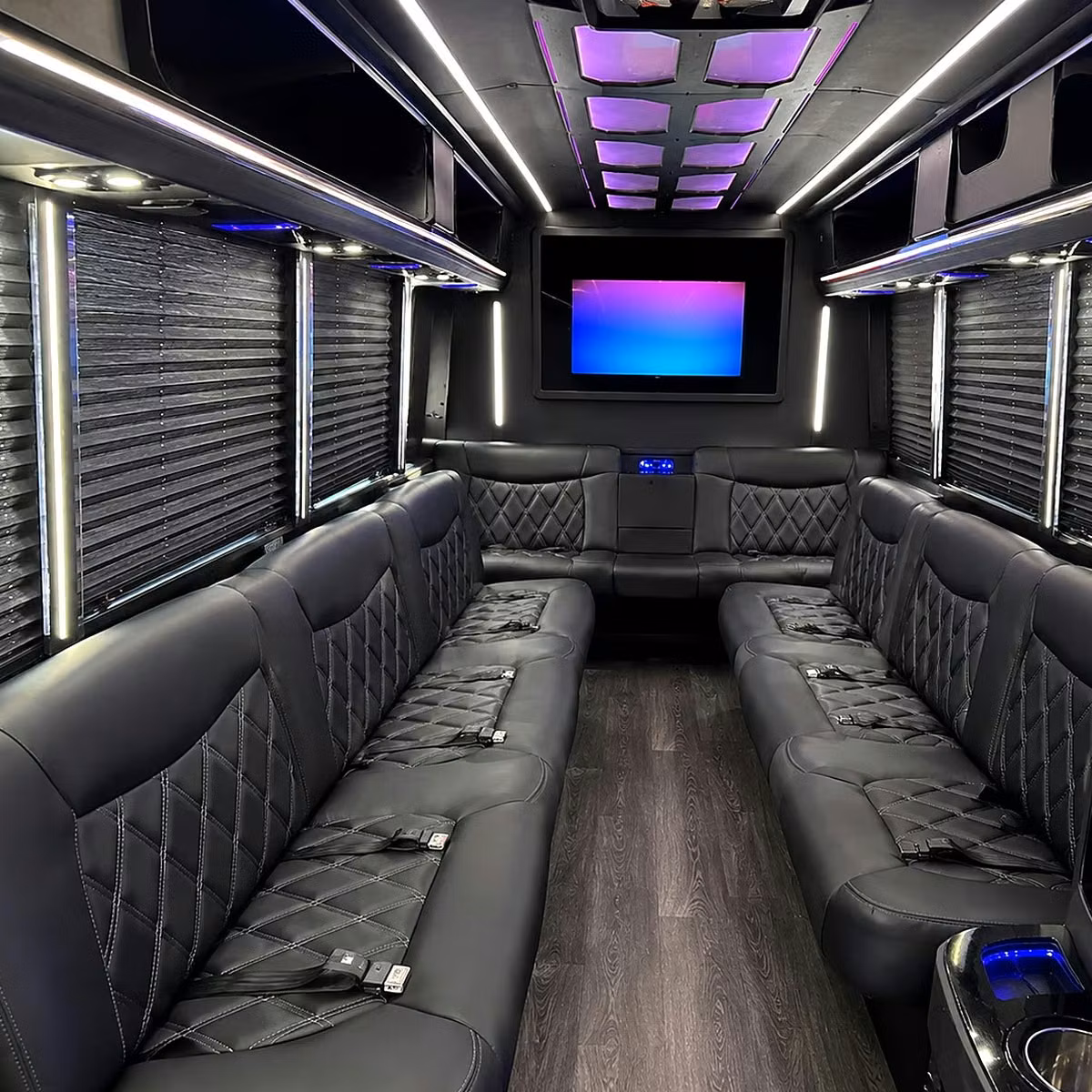 party bus interior